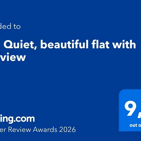 422 Quiet, Beautiful Flat With Sea View Apartmán